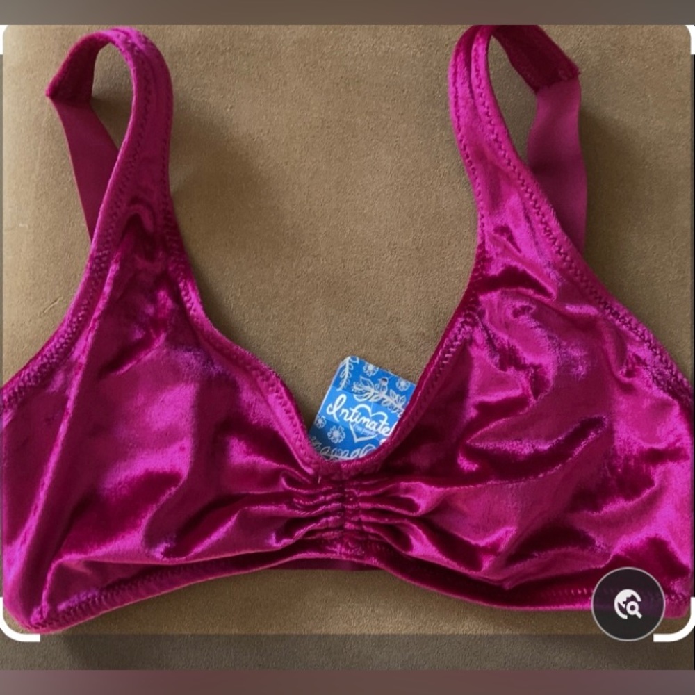 Free People Rhiannon Velvet Bralette